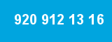 920 912 13 16